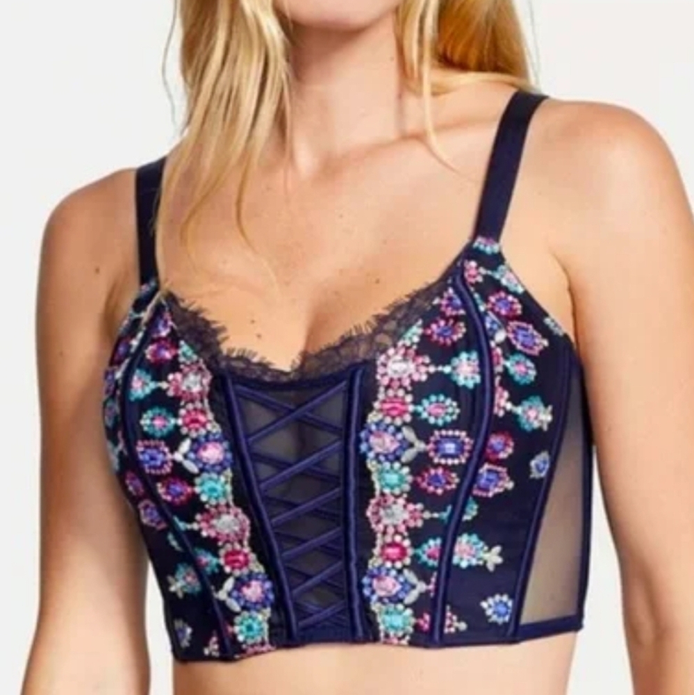Victoria's Secret Floral Embroidered Bra